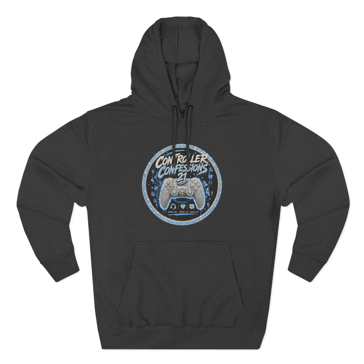Controller Confessions 21 Obsidian Gaming Hoodie