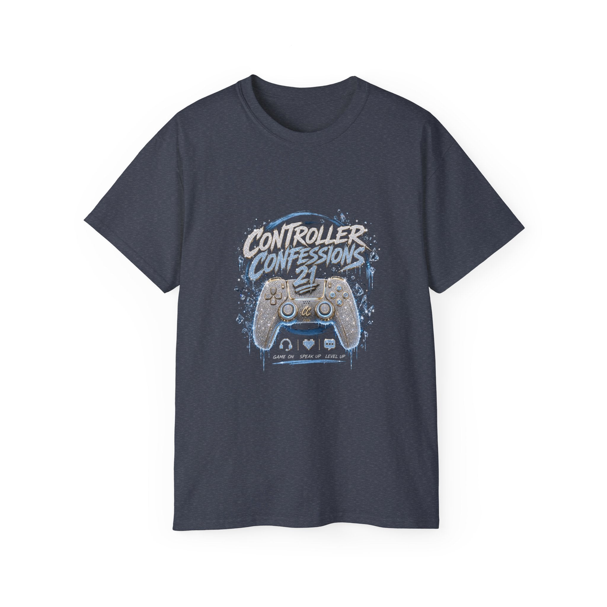 Controller Confessions 21 Gaming T-Shirt | Unisex Gamer Tee