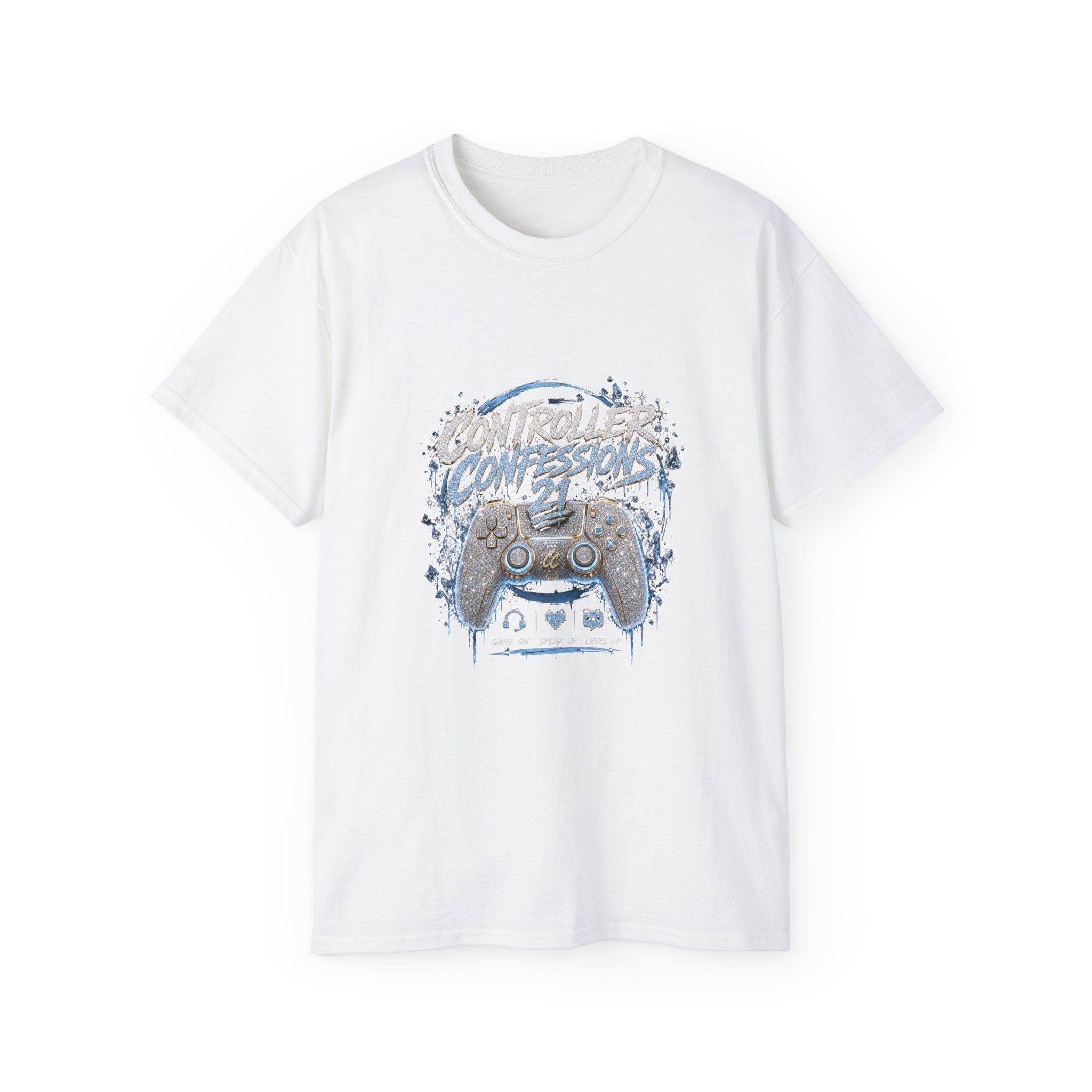 Controller Confessions 21 Gaming T-Shirt | Unisex Gamer Tee
