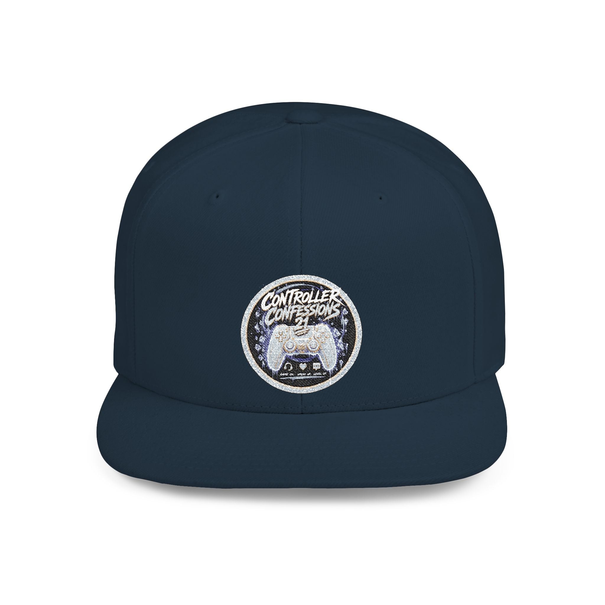 Controller Confessions 21 Embroidered Snapback | Gaming Cap
