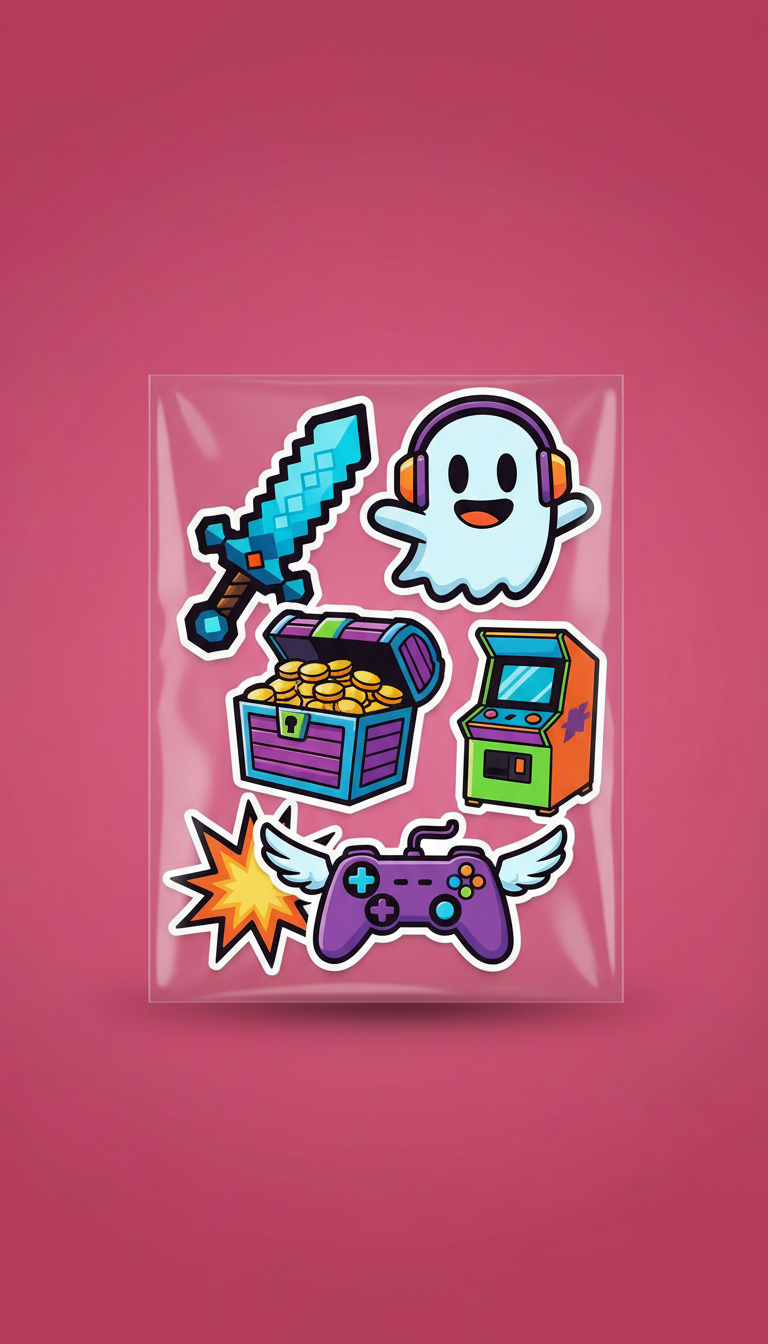 Vibrant Gaming Sticker Pack