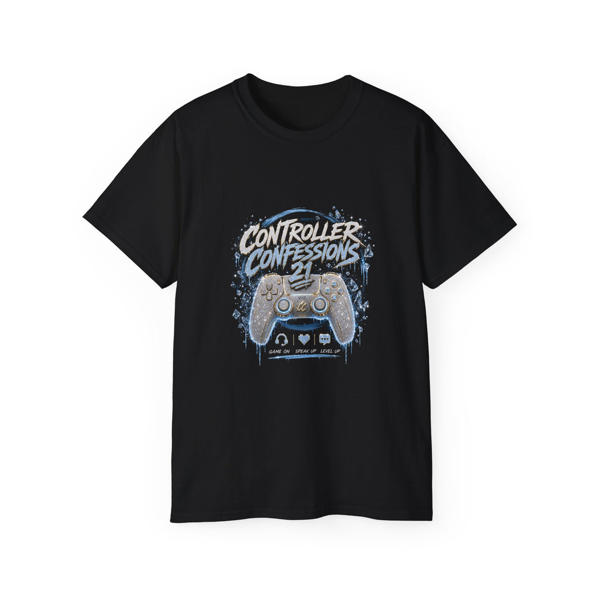 Controller Confessions 21 Gaming T-Shirt | Unisex Gamer Tee