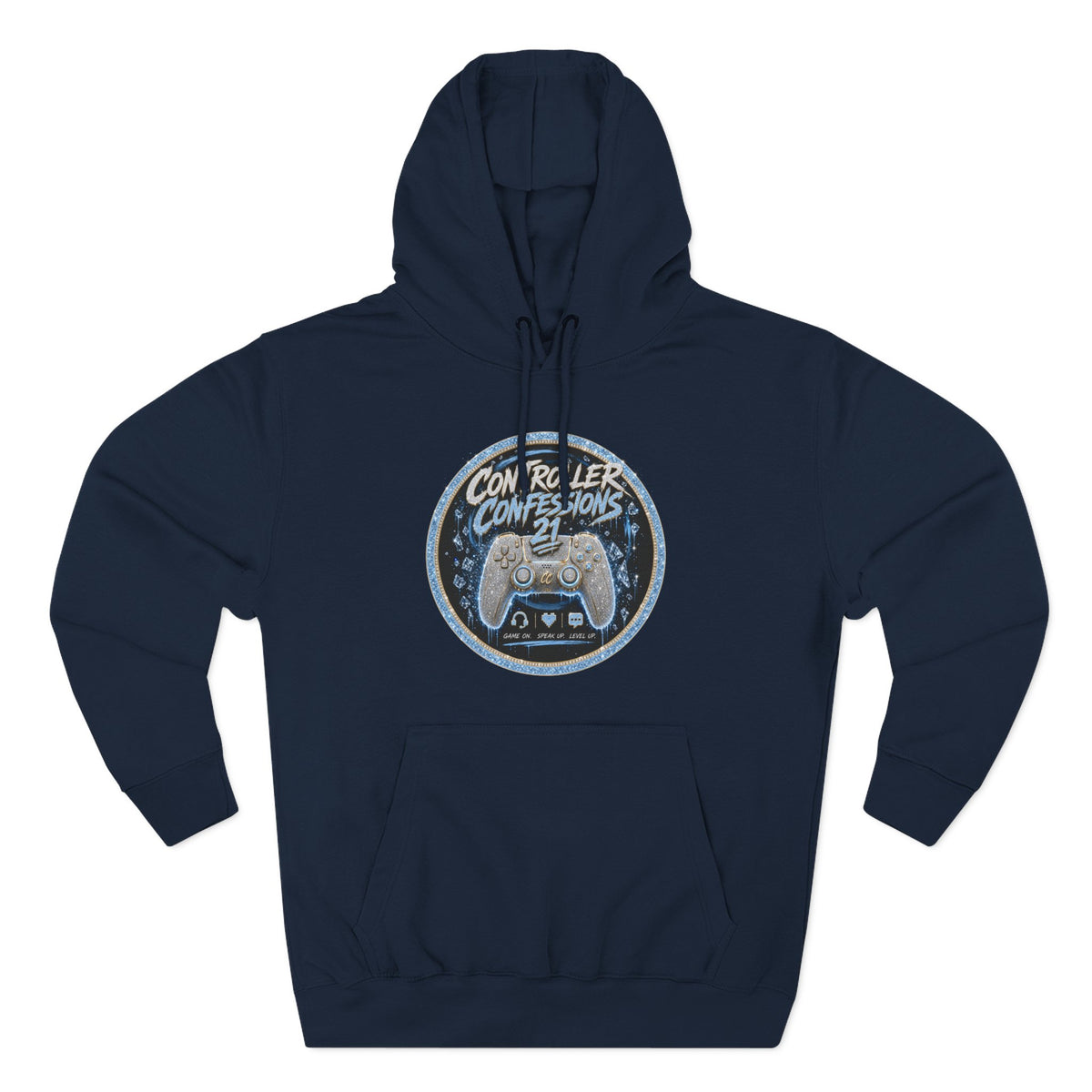 Controller Confessions 21 Obsidian Gaming Hoodie