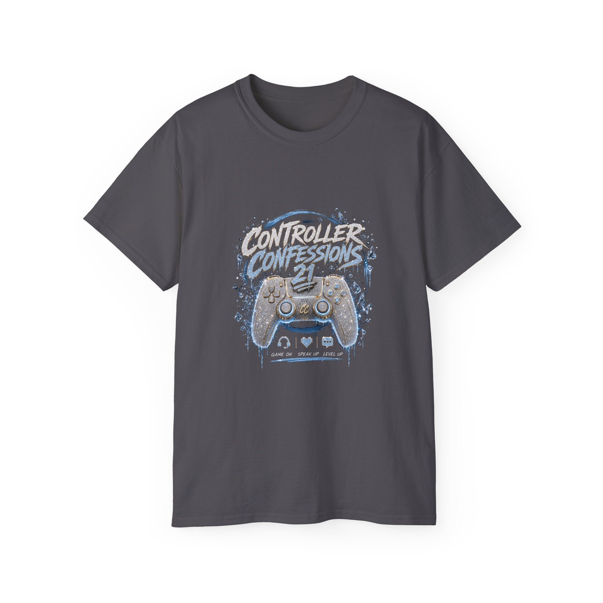 Controller Confessions 21 Gaming T-Shirt | Unisex Gamer Tee