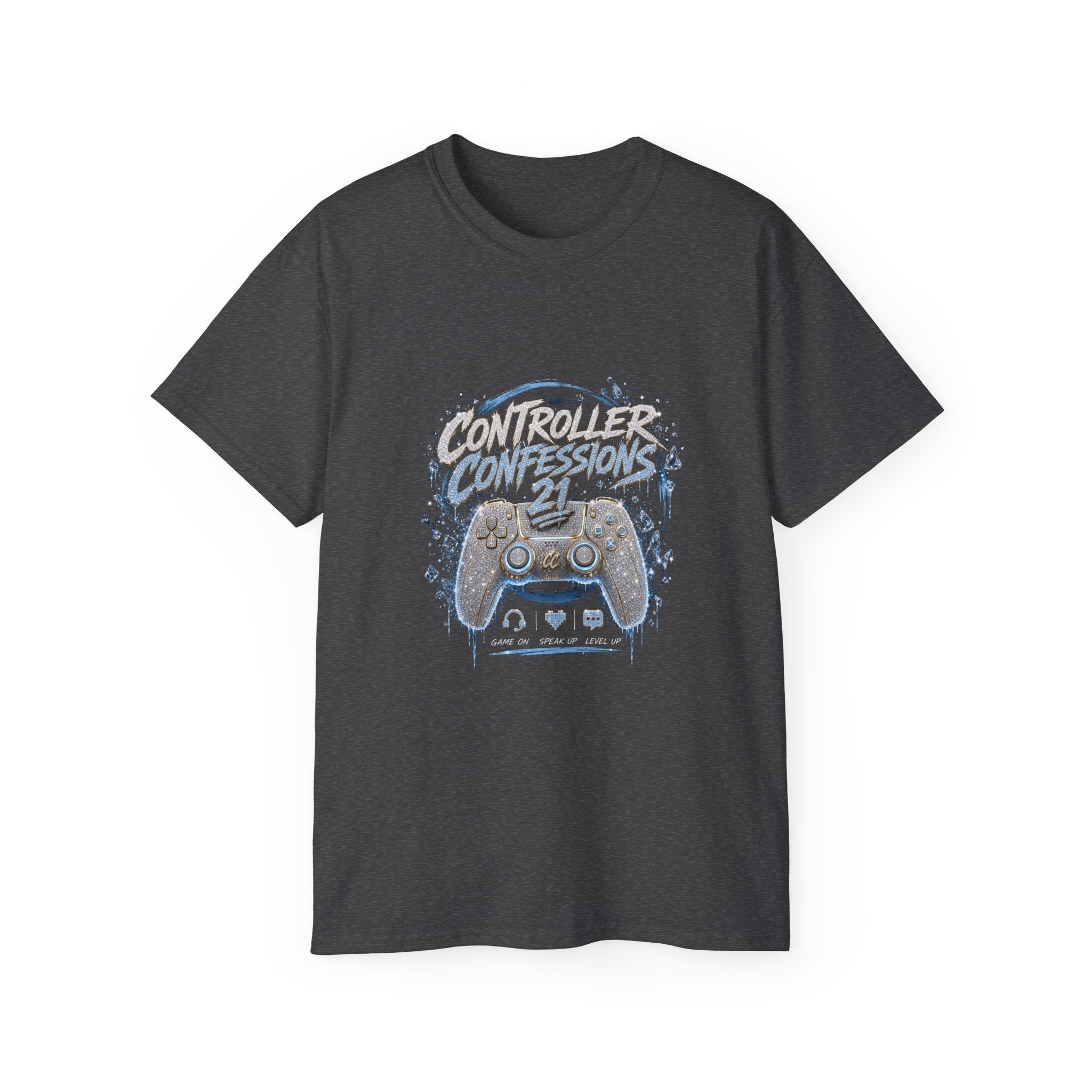 Controller Confessions 21 Gaming T-Shirt | Unisex Gamer Tee